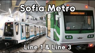 Sofia Metro (Line 1; Line 3)
