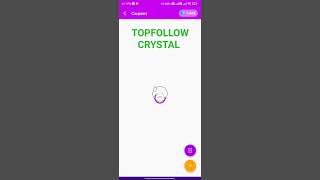 TOPFOLLOW PROMO CODE | CRYSTAL #topfollowtodaycode screenshot 2