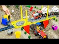 Diy tractor amazing modern concrete bridge construction  mini creative dong anh  farm diorama