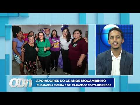 Apoiadores do grande Mocambinho: Elisângela Moura e Dr.Francisco Costa reunidos