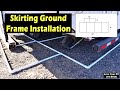 EZ Snap RV Skirting Ground Frame Piping Installation