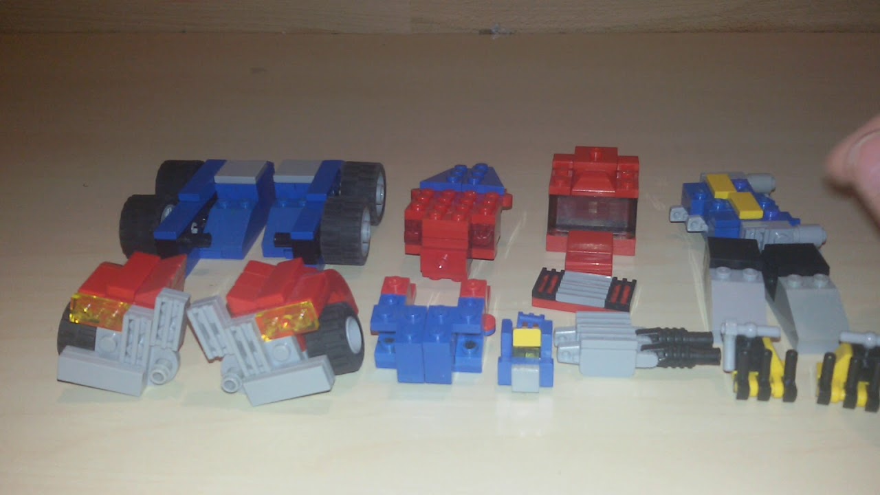 Lego Transformers ARMADA Optimus Prime ( Tutorial ) Part 2 - YouTube