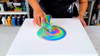 Whoa! - This One Surprised Me!! - Adding Color to Pearlescent Paints - Art Experiment