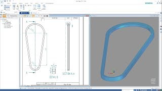 SOLID EDGE 2019 - V-BELT - DRAWING