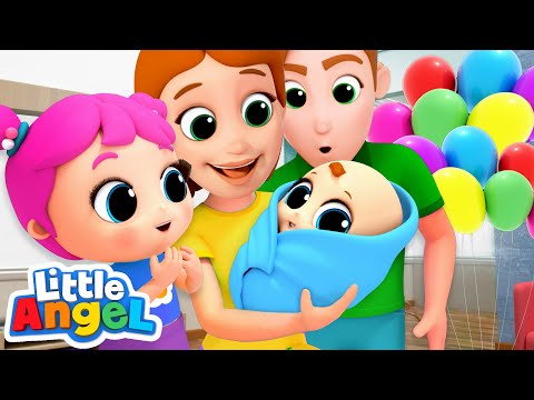 Meet Our Baby Brother! New Baby Song | Nursery Rhymes by Little Angel