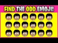 FIND THE ODD EMOJI! O15044 Find the Difference Spot the Difference Emoji Puzzles PLO