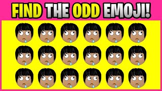 FIND THE ODD EMOJI! O15044 Find the Difference Spot the Difference Emoji Puzzles PLO