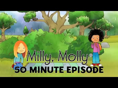 Milly, Molly | New Episode | EPISODE 17-20: Wind 💨 - B B Brown 🍪 - Patchwork Quilt 🧵 Heidi Untidy 📚