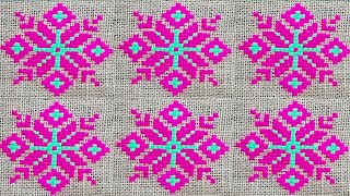 Ason selai design/ How to make amazing crossstich design/ dusutti design (in hindi) @Signofart