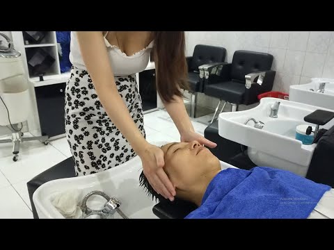Come back to hotgirl Thuy Diem - Relax shampoo and massage face