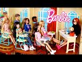 School Morning Routine with Barbie Doll Family -  The New Student Story