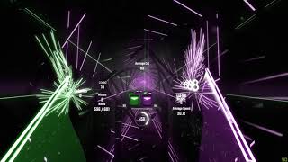 Beating Overkill - (Nuketime) [Expert +] on Beat Saber again