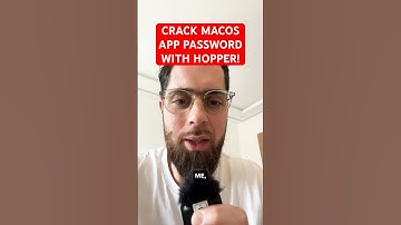 CRACK #macos APPLICATION PASSWORD WITH A DISASSEMBLER! #reverseengineering #security