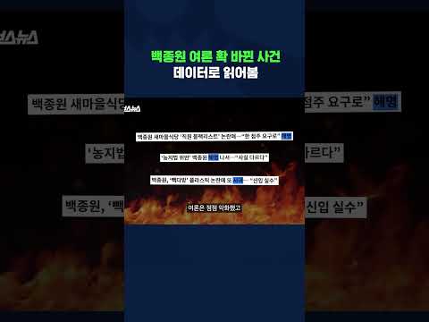 <strong>백종원</strong> 논란 데이터로 알아봄📈 #<strong>백종원</strong> #shorts #스브스뉴스
