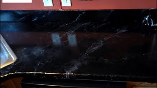 Black Marble Epoxy Countertop