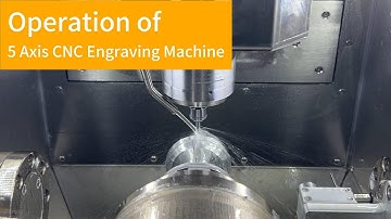 Operation of 5-axis CNC jewelry engraving machine