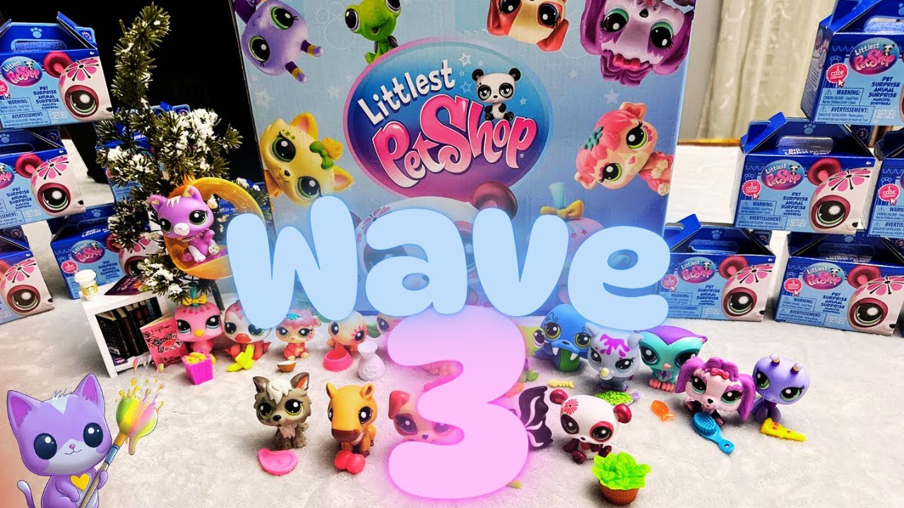 ALL 18 NEW LPS UNBOXING! Series 3 Littlest Pet Shop Basic Fun G7 review ...