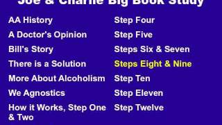 Joe & Charlie Big Book Study Part 12 of 15 - Steps Eight and Nine