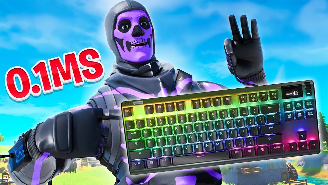 Trying out the FASTEST KEYBOARD in Fortnite... (Mongraal's ...