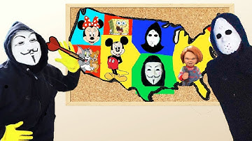 THROWING A DART AT A MAP & FACETIME WHO IT LANDS ON CHALLENGE!! (PROJECT ZORGO VS GAME MASTER)