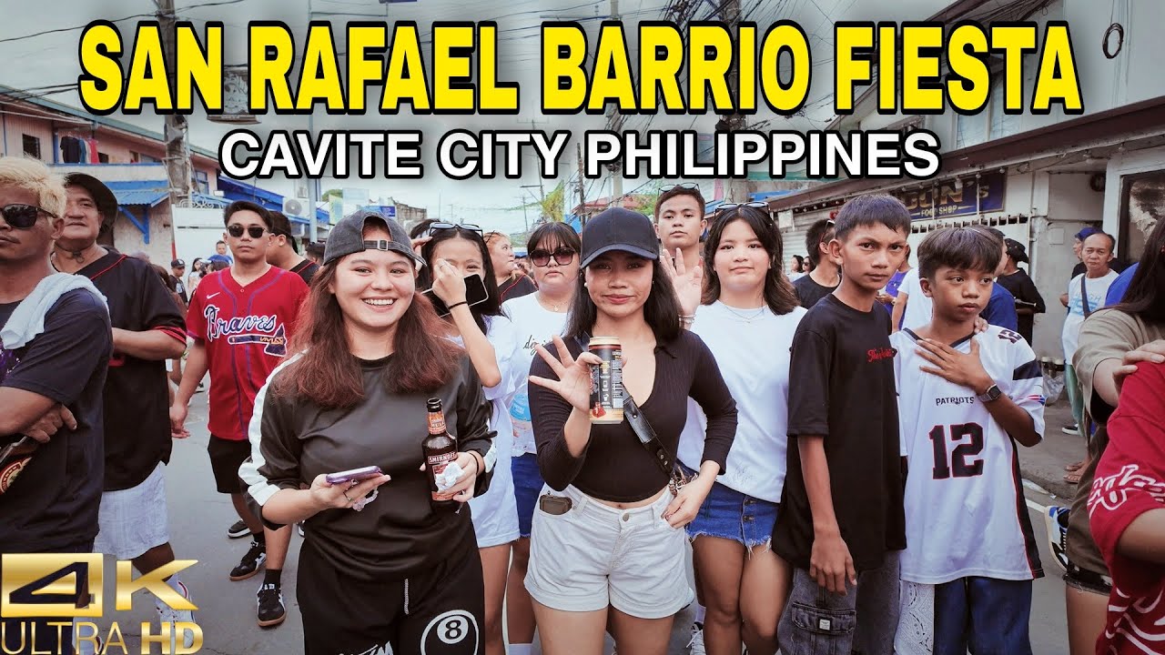 San Rafael Barrio Fiesta Cavite City Philippines [4K] 🇵🇭