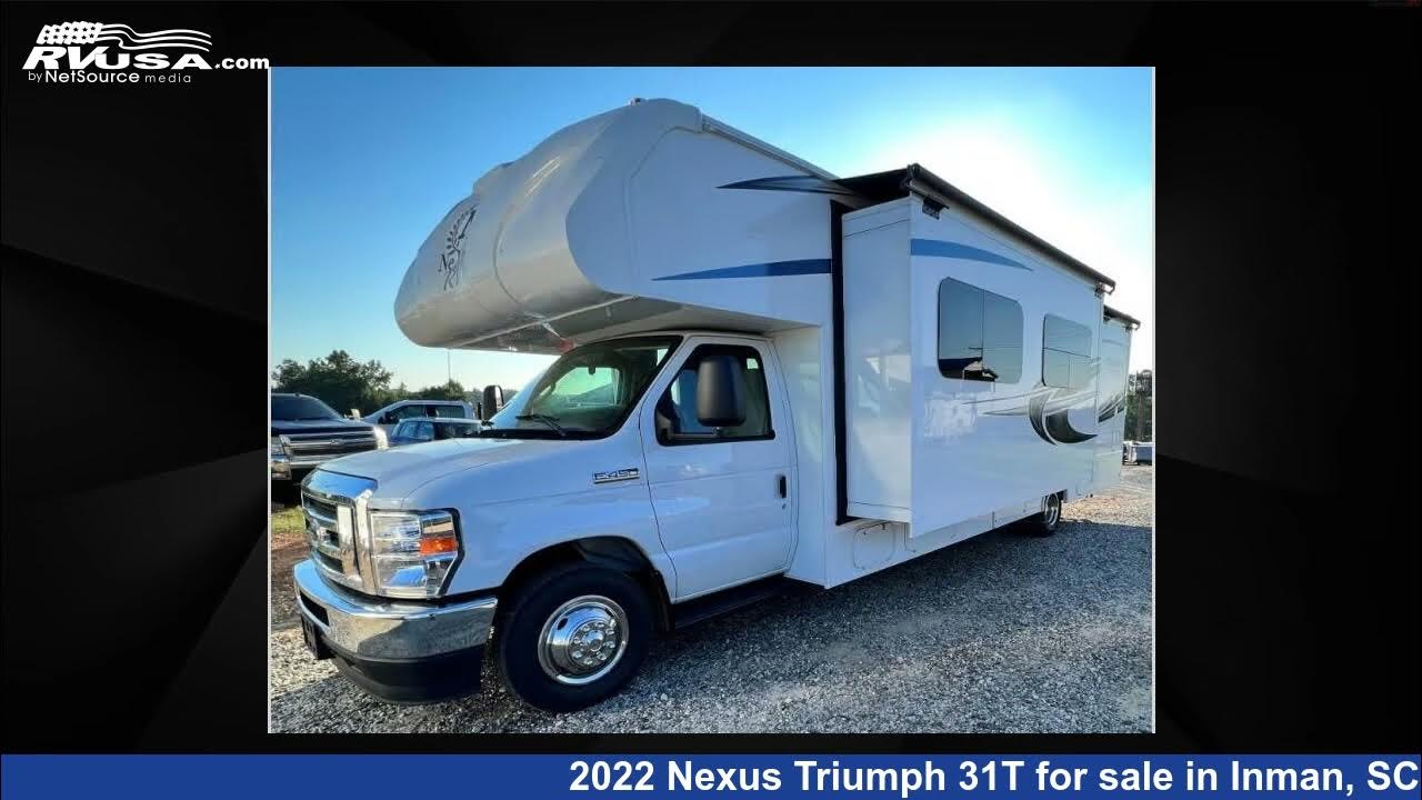 Unbelievable 2022 Nexus Triumph 31T Class C RV For Sale in Inman, SC