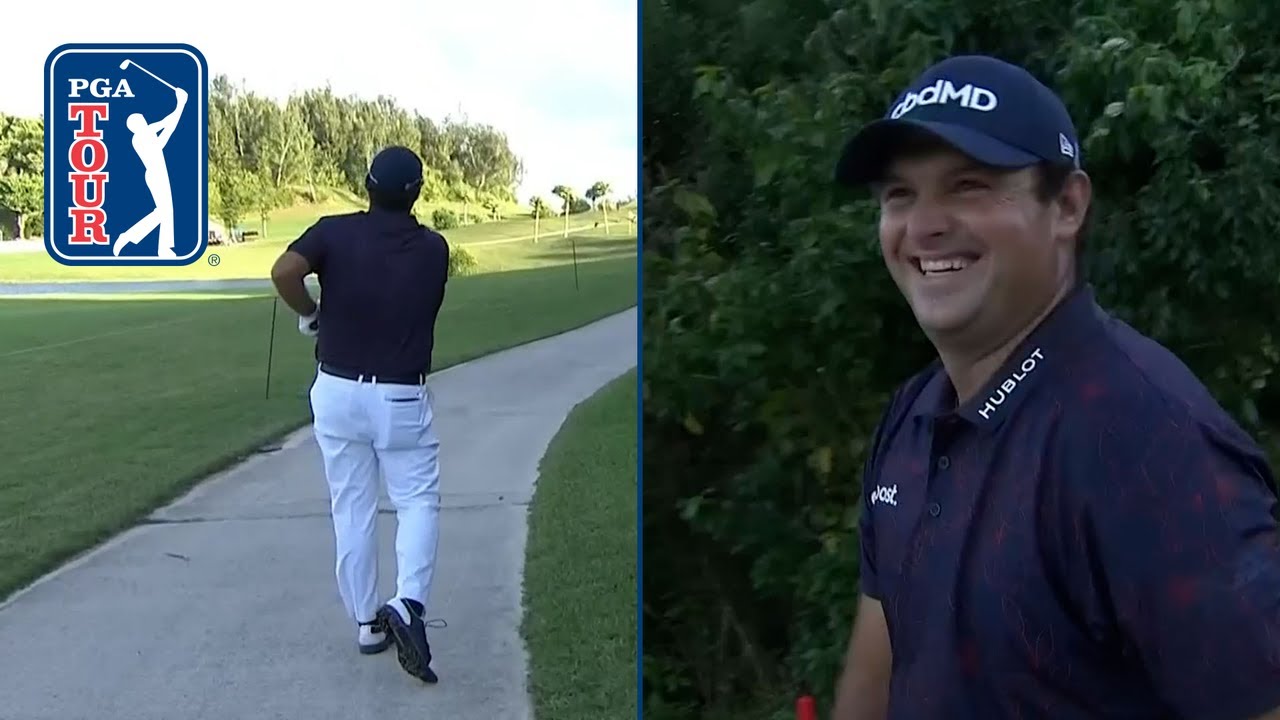 Patrick Reed's improbable eagle after errant drive at Butterfield Bermuda