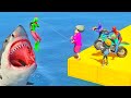 Scary Teacher 3D - Spiderman and Green Spider Vs Miss'T - Hungry Shark In The Sea - Game Animation
