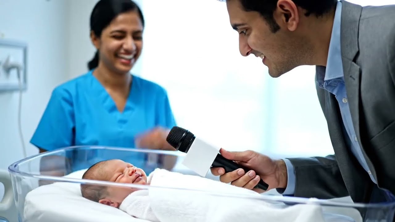 AI Baby Interview 😂 | Reporter Shocked by Cute Baby Answers 👶🎤