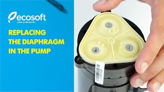 Replacing the diaphragm in the pump