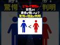 どうして男性は寿命が短いのか #雑学 #クイズ