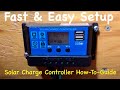 How to configure a solar charge controller
