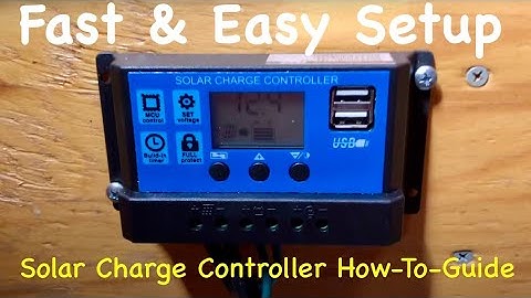Hoe u een eenvoudige Solar Charge Controller instelt | Snelle handleiding en menuoverzicht