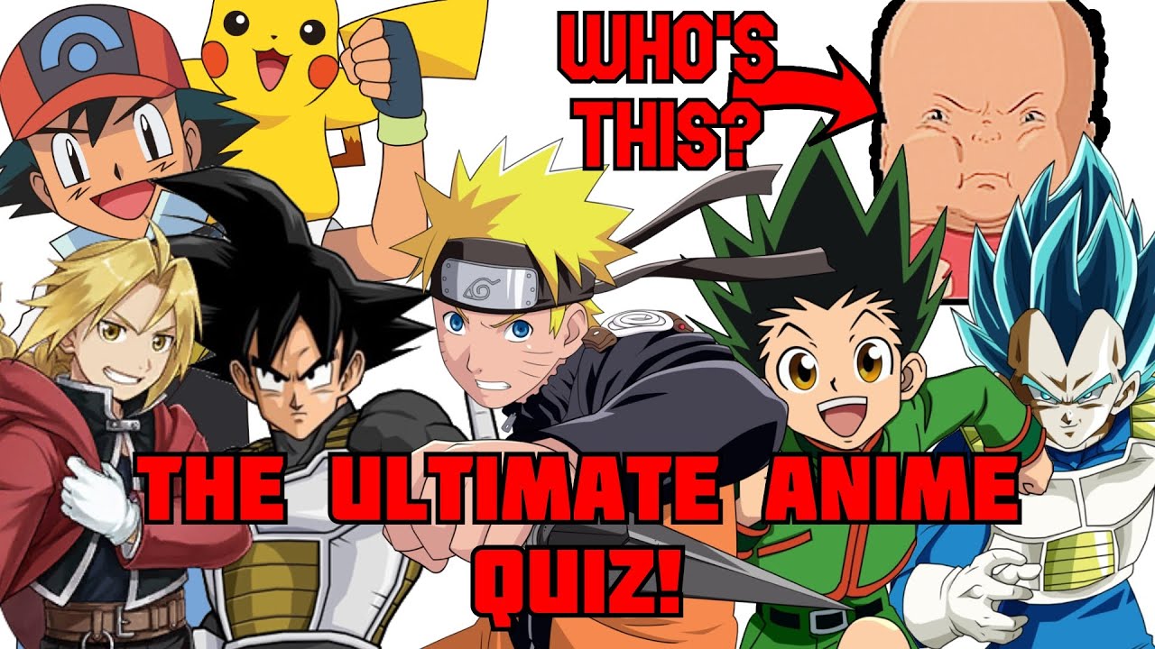 Male Anime Characters Speed Minefield Clickable Quiz  By deal647