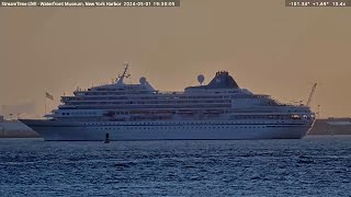 The city that never sleeps: New York Harbor cruise ship happenings!