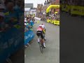 An incredible moment as Thomas secured the KOM point and then crashed out alongside Vercher 😮