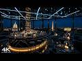 Luxury Bar Ambience in Washington, DC 🌆 Romantic Jazz Saxophone Music for Relaxation & Deep Sleep