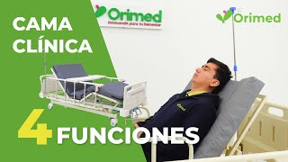 Cama Clínica de 4 Funciones Eléctrica