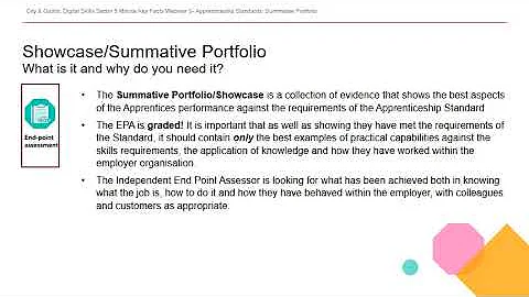 5 minute facts | Webinar 3 - Summative Portfolio