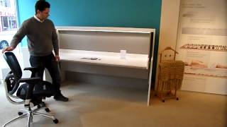 Logeerbed.nl bureau en bed Flat