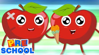Five Little Apples Apples Song Nursery Rhymes & Baby Song Kids Songs For Children
