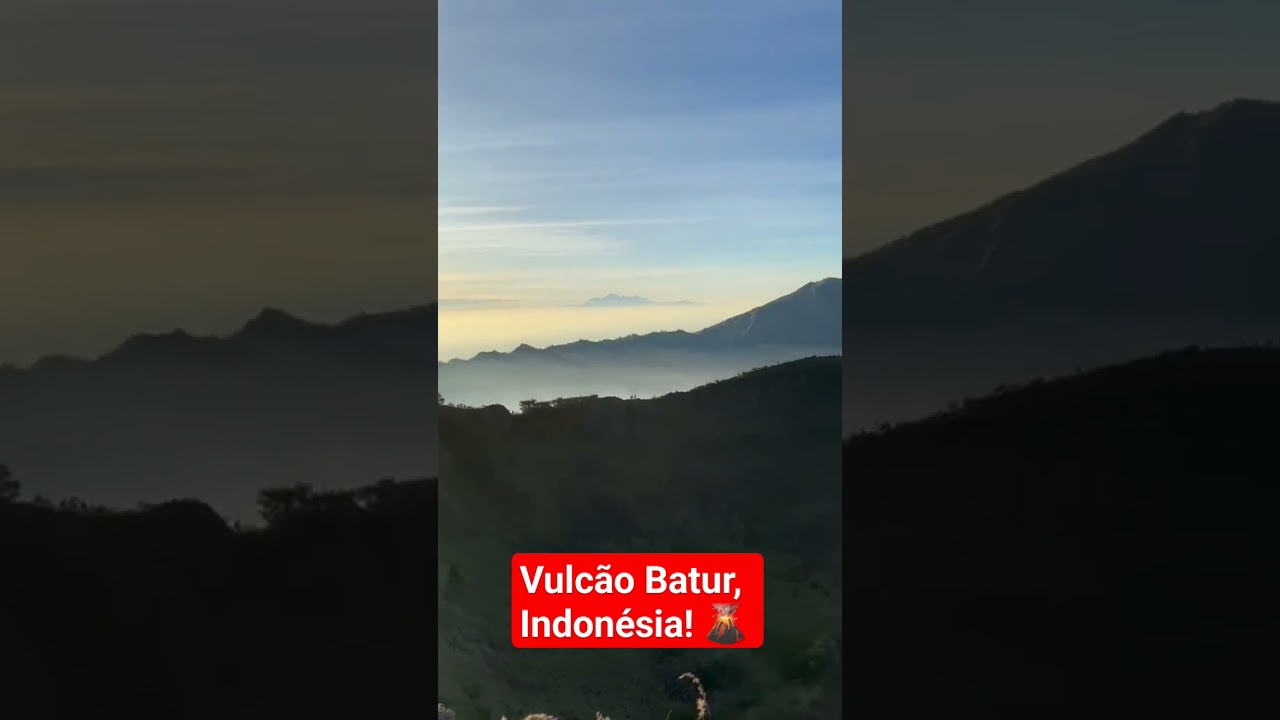 Vulcão Batur na Indonésia. #indonesia #vulcão