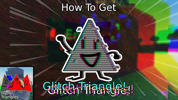 How To Get Glitch Triangle in Roblox Find The Triangles!