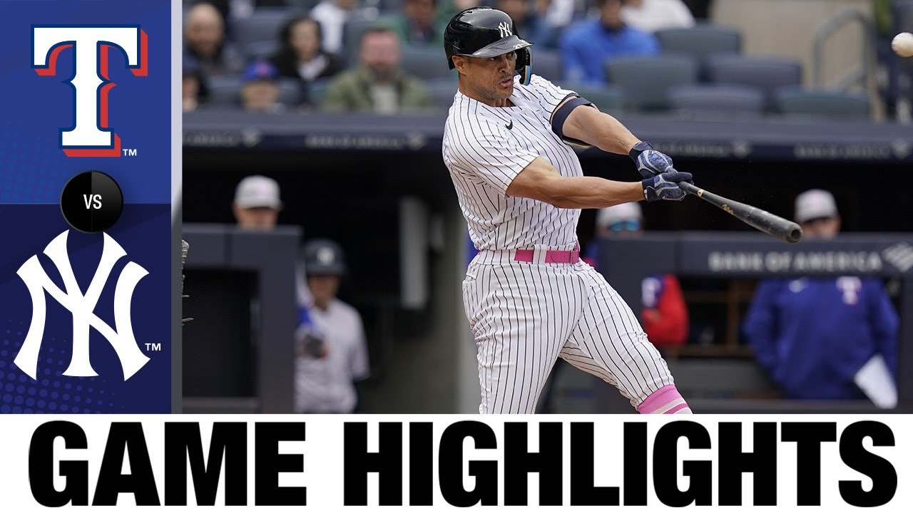 Rangers vs. Yankees Game 1 Highlights (5/8/22) MLB Highlights YouTube