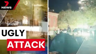 Pro-Palestinian student protesters under attack at Adelaide University | 7 News Australia