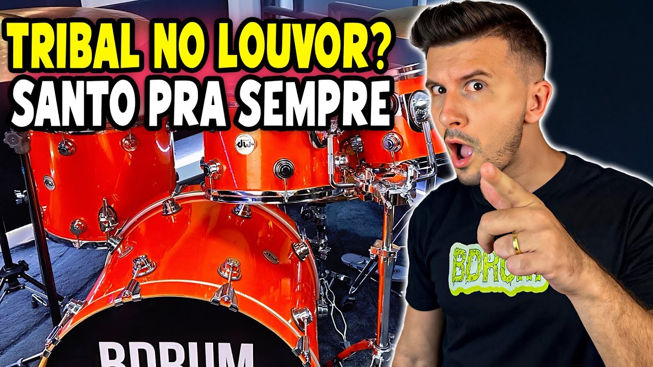 🔊Como fazer a TRIBAL PERFEITA pra tocar ‘Santo Pra Sempre - Gabriel Guedes' (Aula De Bateria)