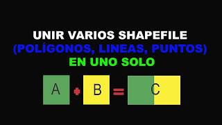 UNIR VARIOS SHAPEFILE EN UNO SOLO CON ARCGIS 10.4.1