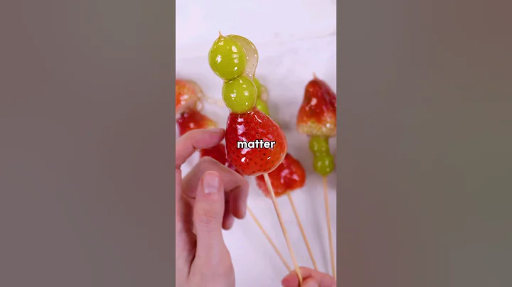 My first Tanghulu attempt turned into a sticky crystalized hot mess!