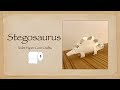 Stegosaurus, Toilet Paper Core Crafts トイレットペーパーの芯で恐竜の工作、ステゴサウルス