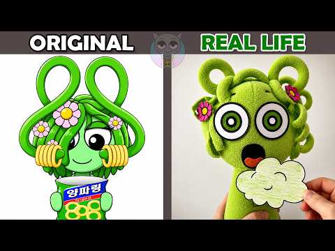 Vineria Tried Onion Rings… Then This Happened 😱🧅 | Original vs Plush Toys